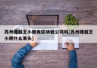 苏州隆越王小刚有区块链公司吗[苏州隆越王小刚什么来头]